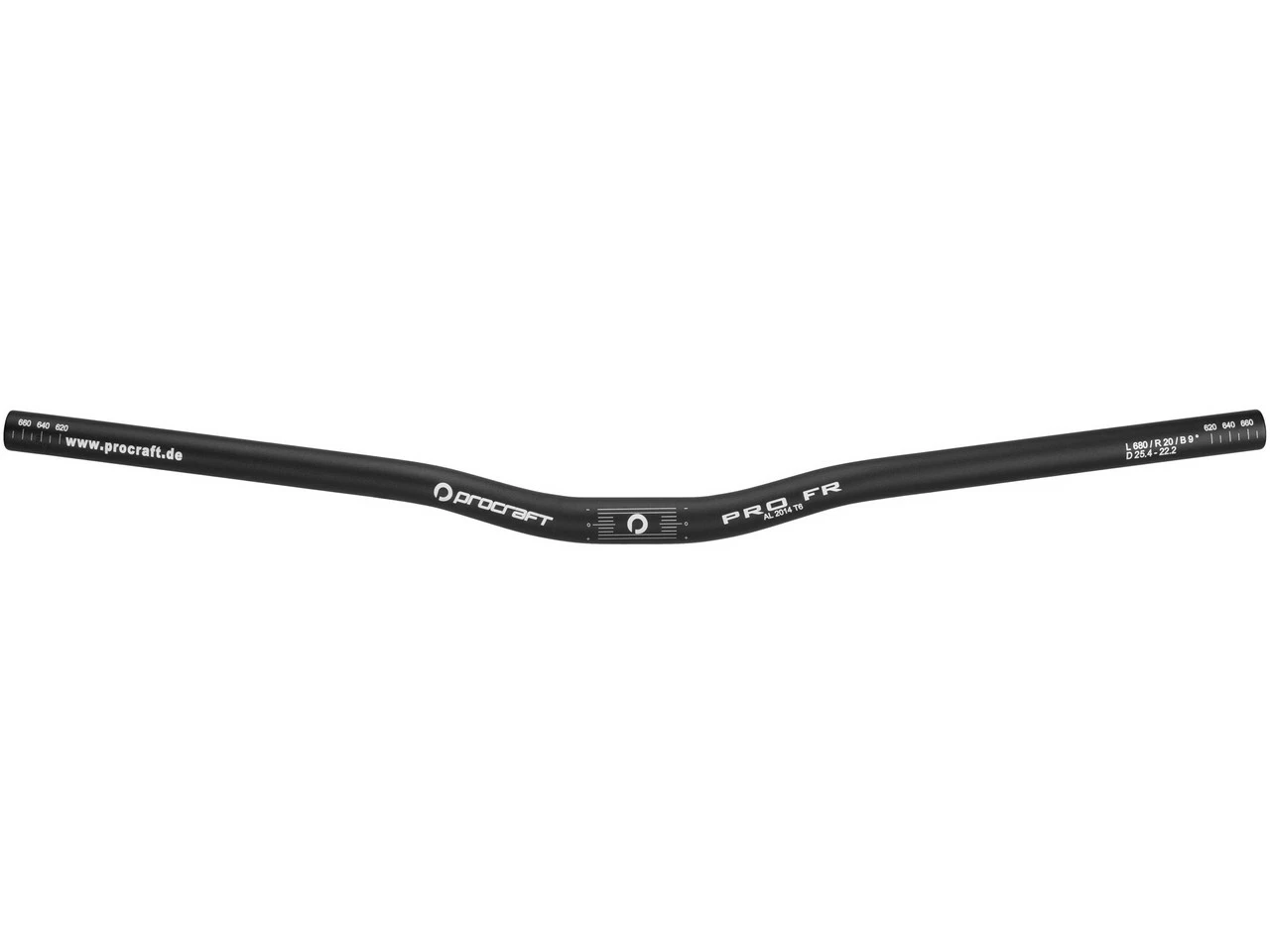 Procraft Pro FR 20 Mm 25.4 Riser Lenker 2 Procraft Pro FR 20 Mm 25.4 Riser Lenker – Bild 2