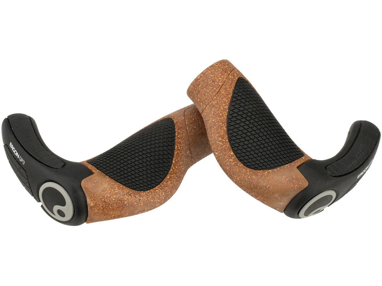 ERGON GP3 BioKork Lenkergriffe Für Drehgriffschalter Einseitig 1 ERGON GP3 BioKork Lenkergriffe Für Drehgriffschalter Einseitig